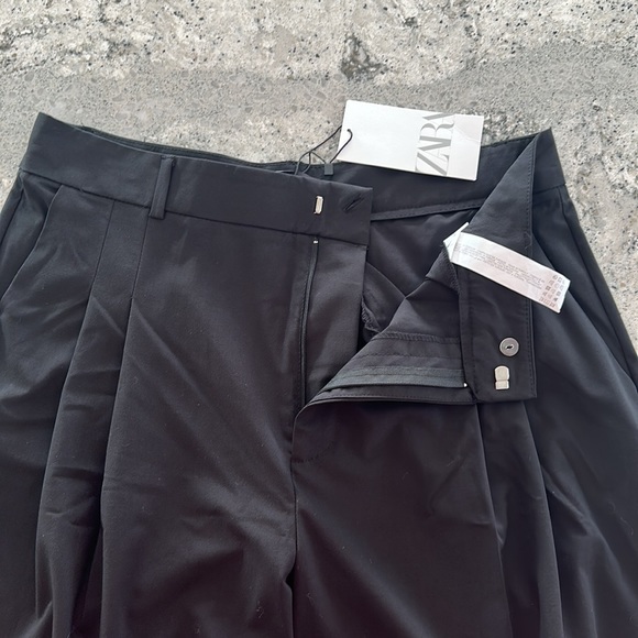 Zara Wide Leg Black Pant 7385/535/800 - Picture 4 of 4